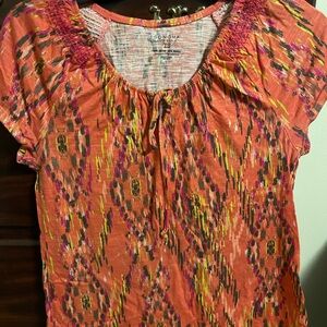 Sonoma Women's Vibrant Multicolor Blouse